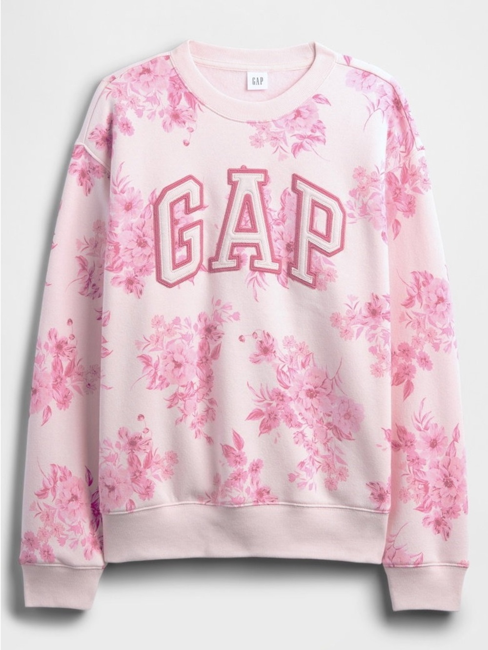GAP Factory Logo Crew Neck Fleece Sweatshirt